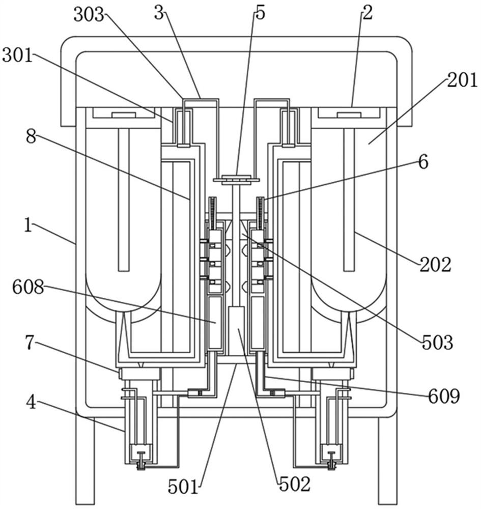 Insulating oil aging test device and test method