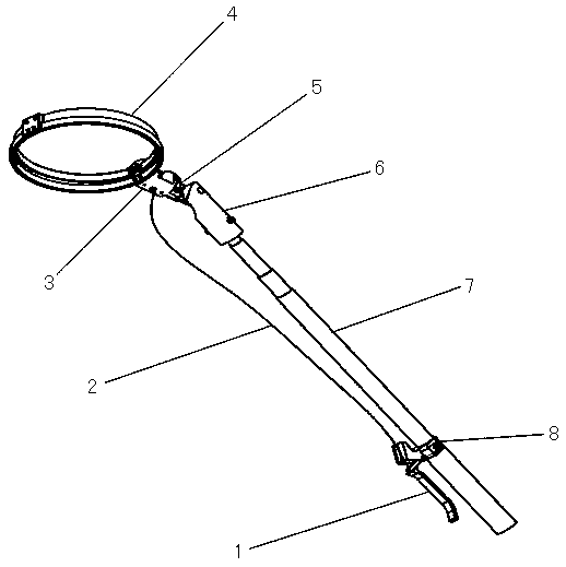 Butterfly type multifunctional picker for pome fruits