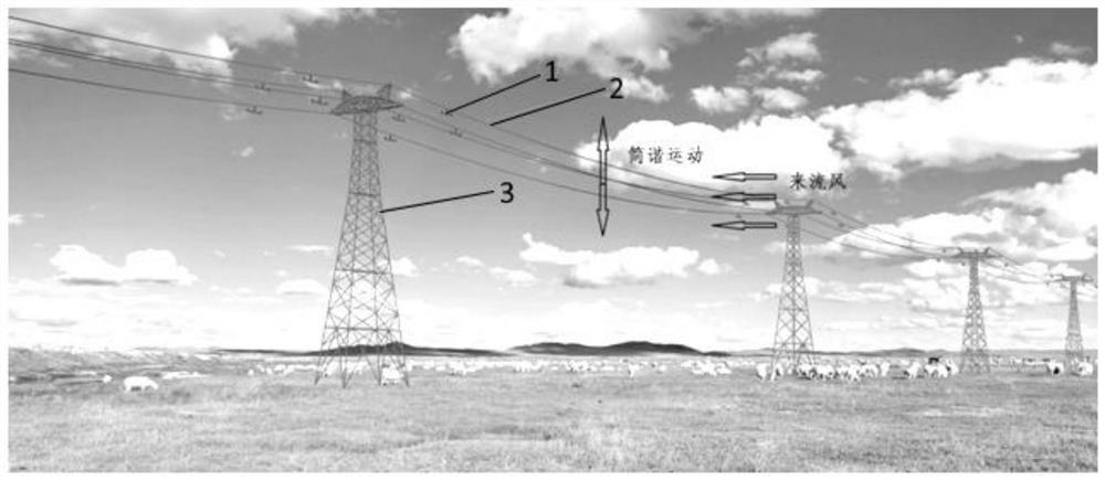 Broadband energy harvesting vibration damper device based on internal resonance principle