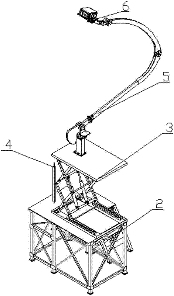 Vehicle railway tunnel vault geological radar continuous detection system