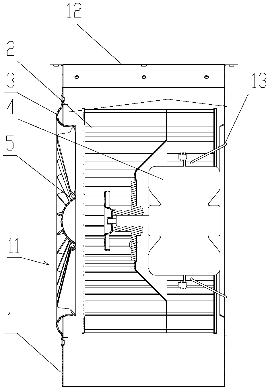 Multi-wing centrifugal fan