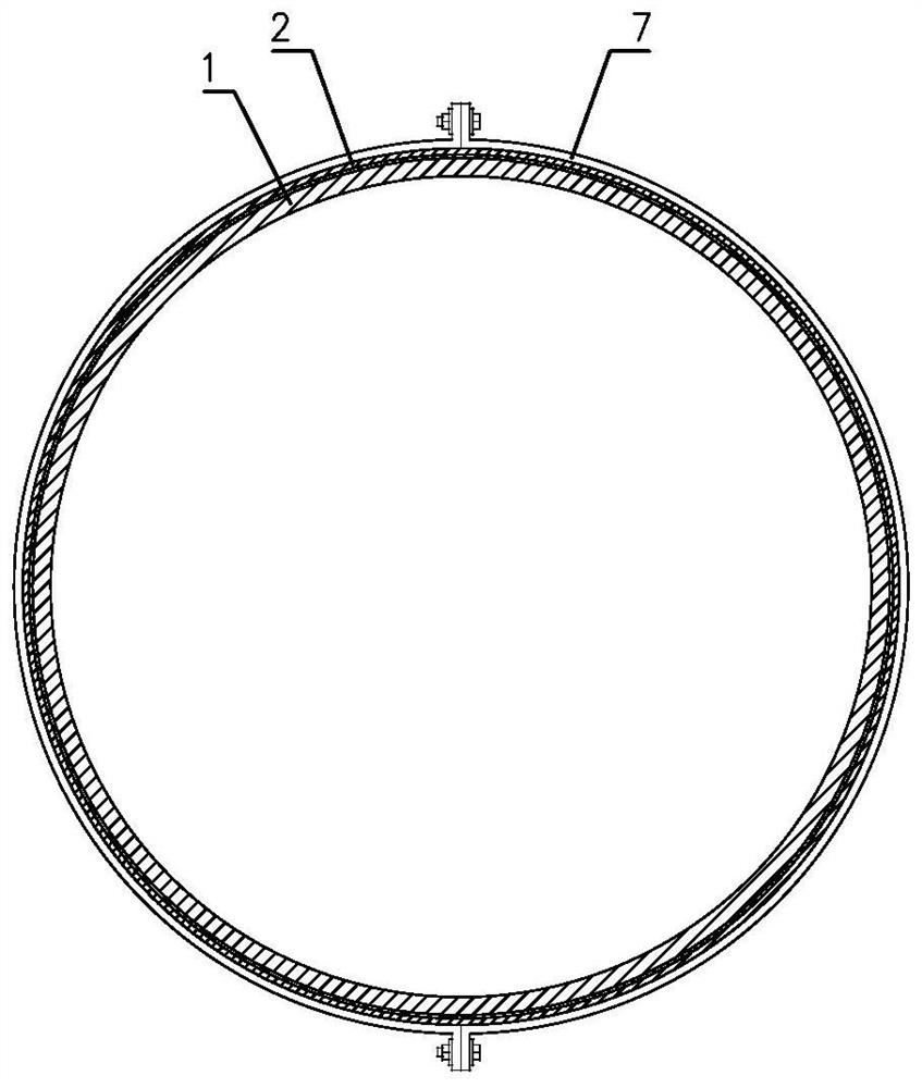 Buried pipeline through-wall waterproof device and installation method