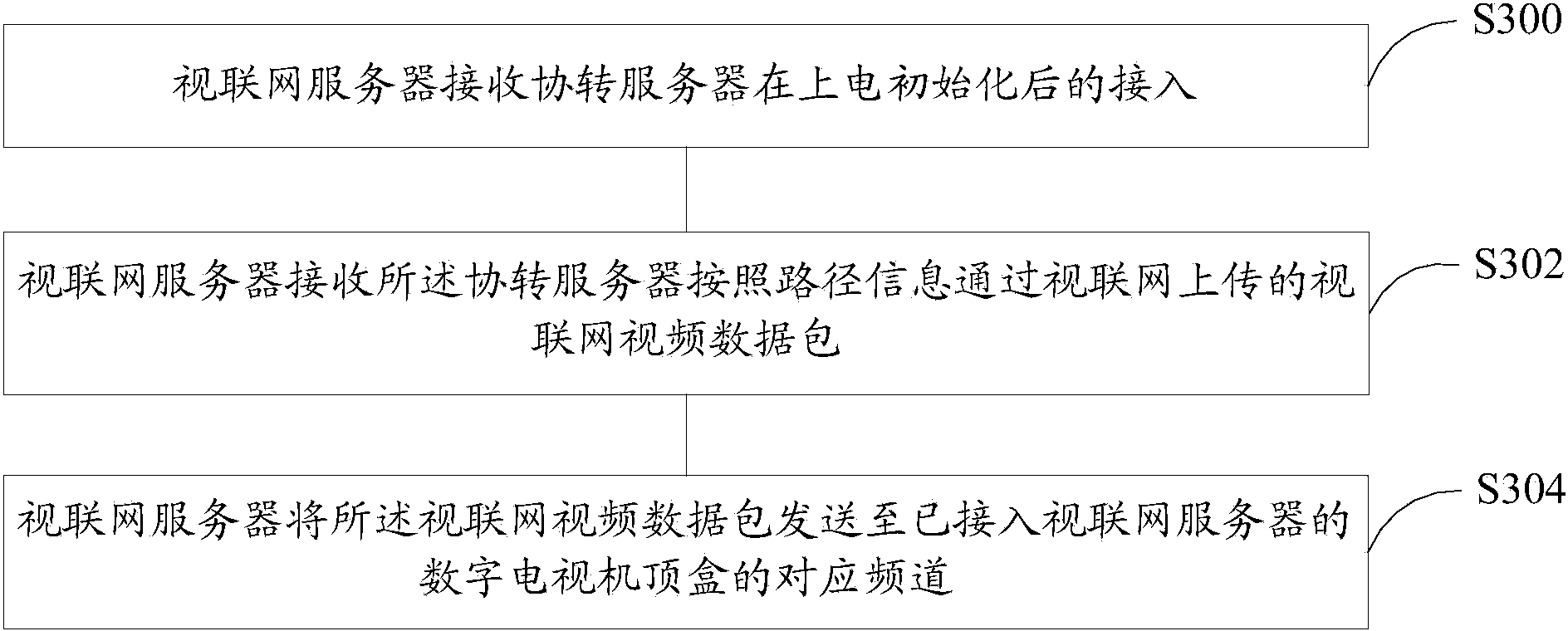 Video internet video monitoring method and system, protocol conversion server, and video internet server