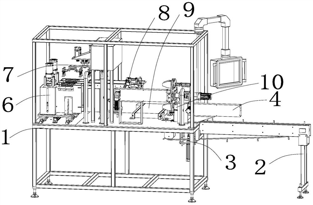 Full-automatic bottled film sleeving machine