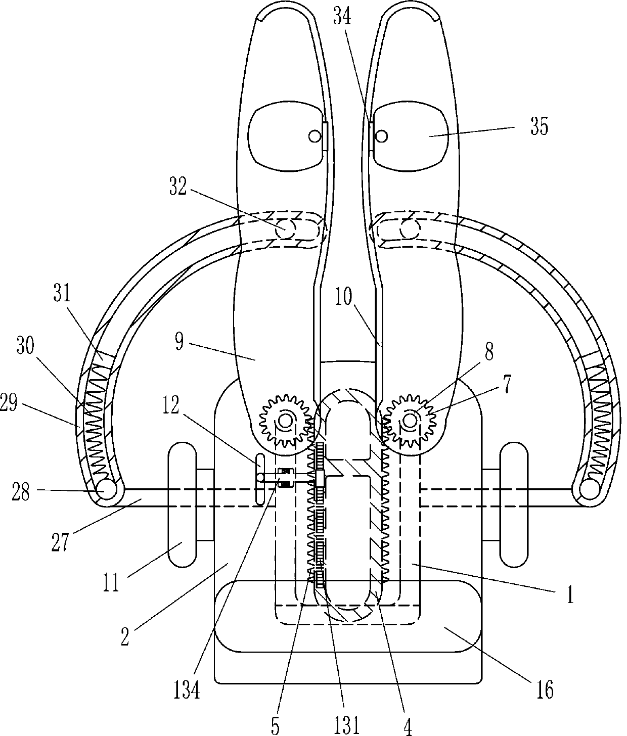 Leg press device for practicing dance