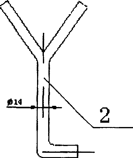 Rotary kiln hook nail arrangement method