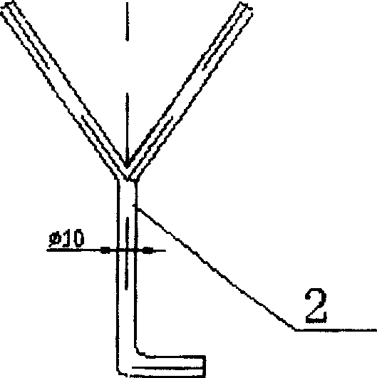 Rotary kiln hook nail arrangement method