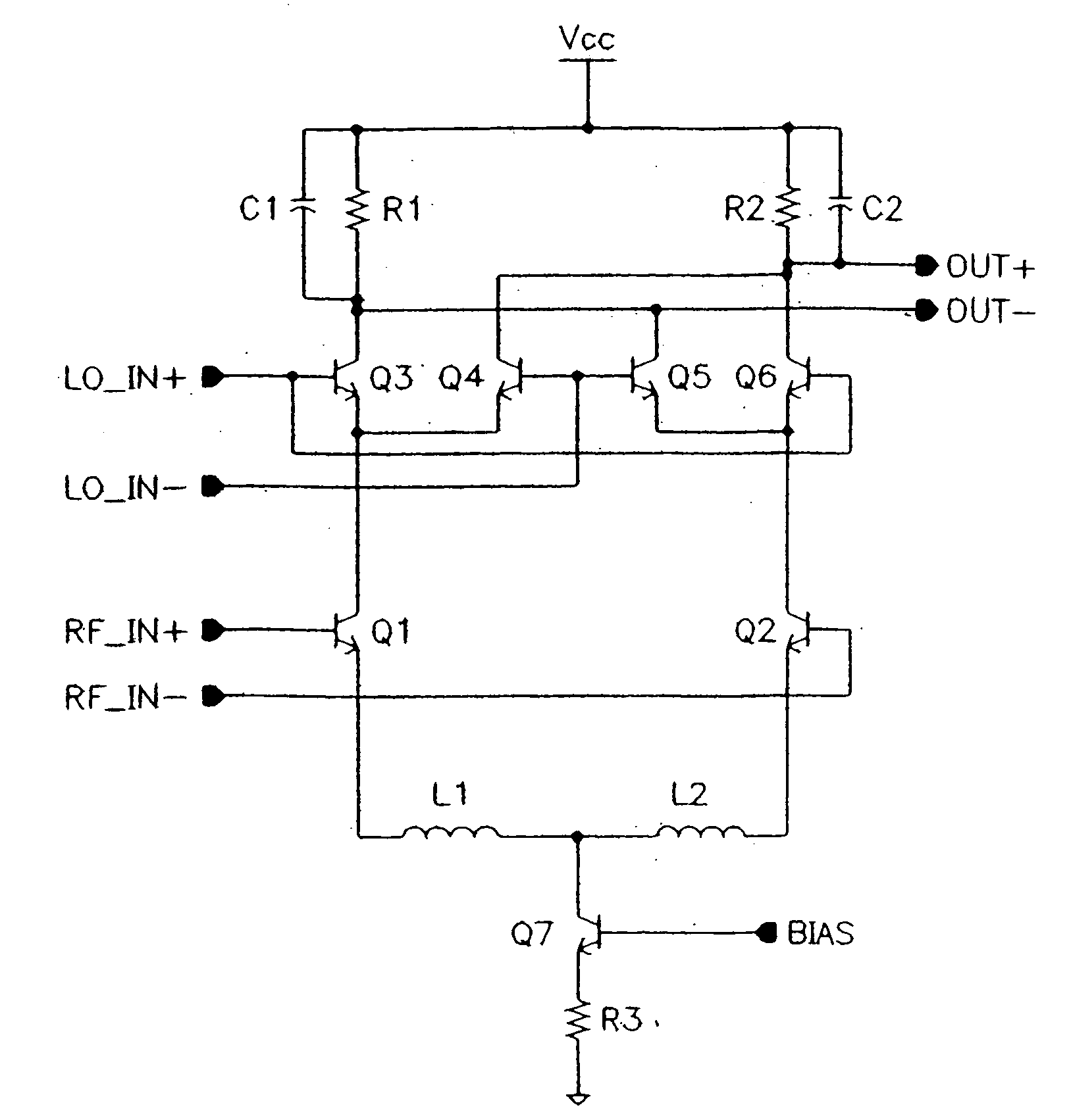 Gilbert mixers with improved isolation