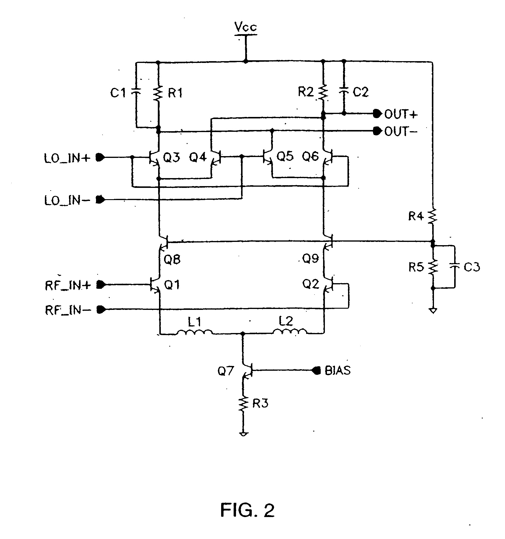 Gilbert mixers with improved isolation