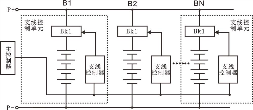 Battery management system with hybrid switching devices capable of being expanded in parallel