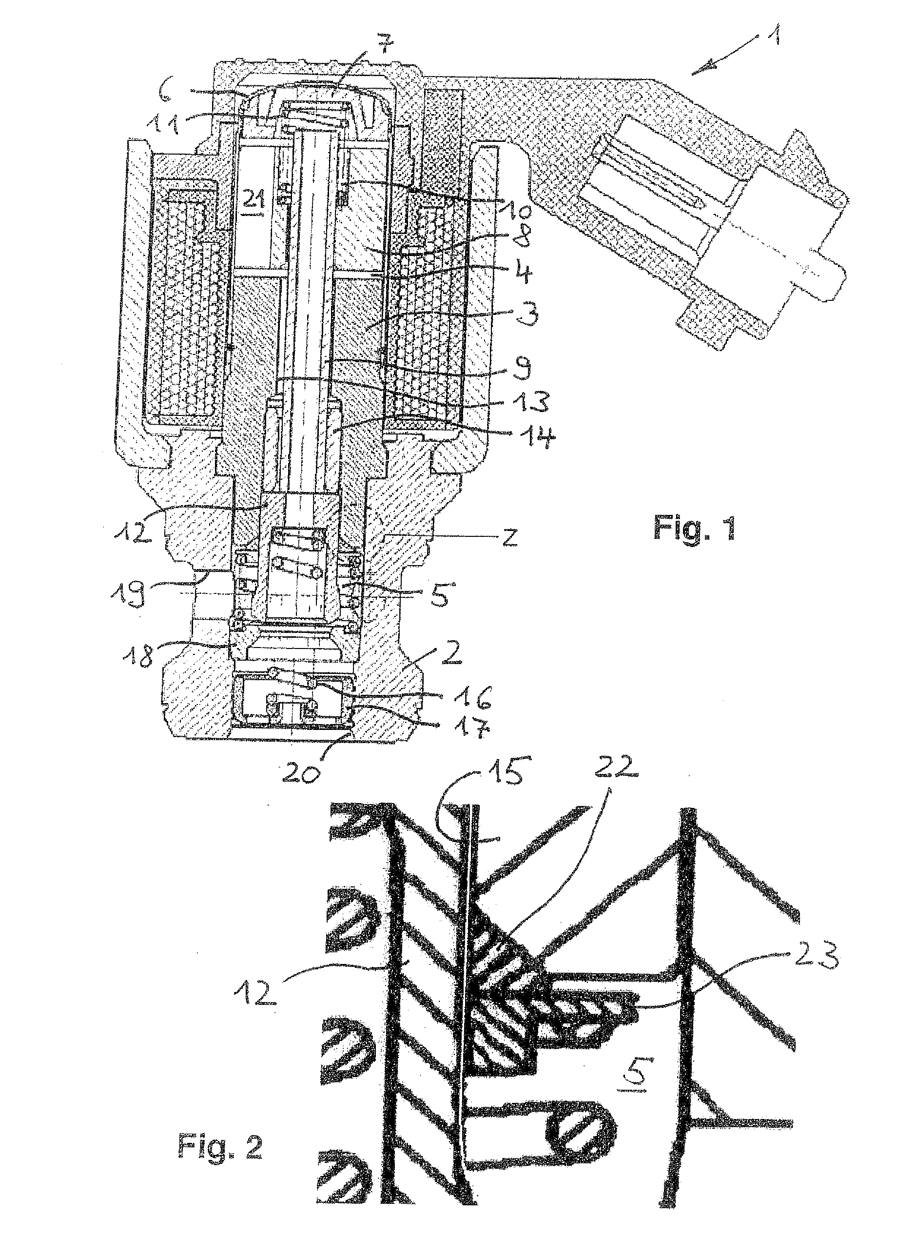 Electromagnetic valve