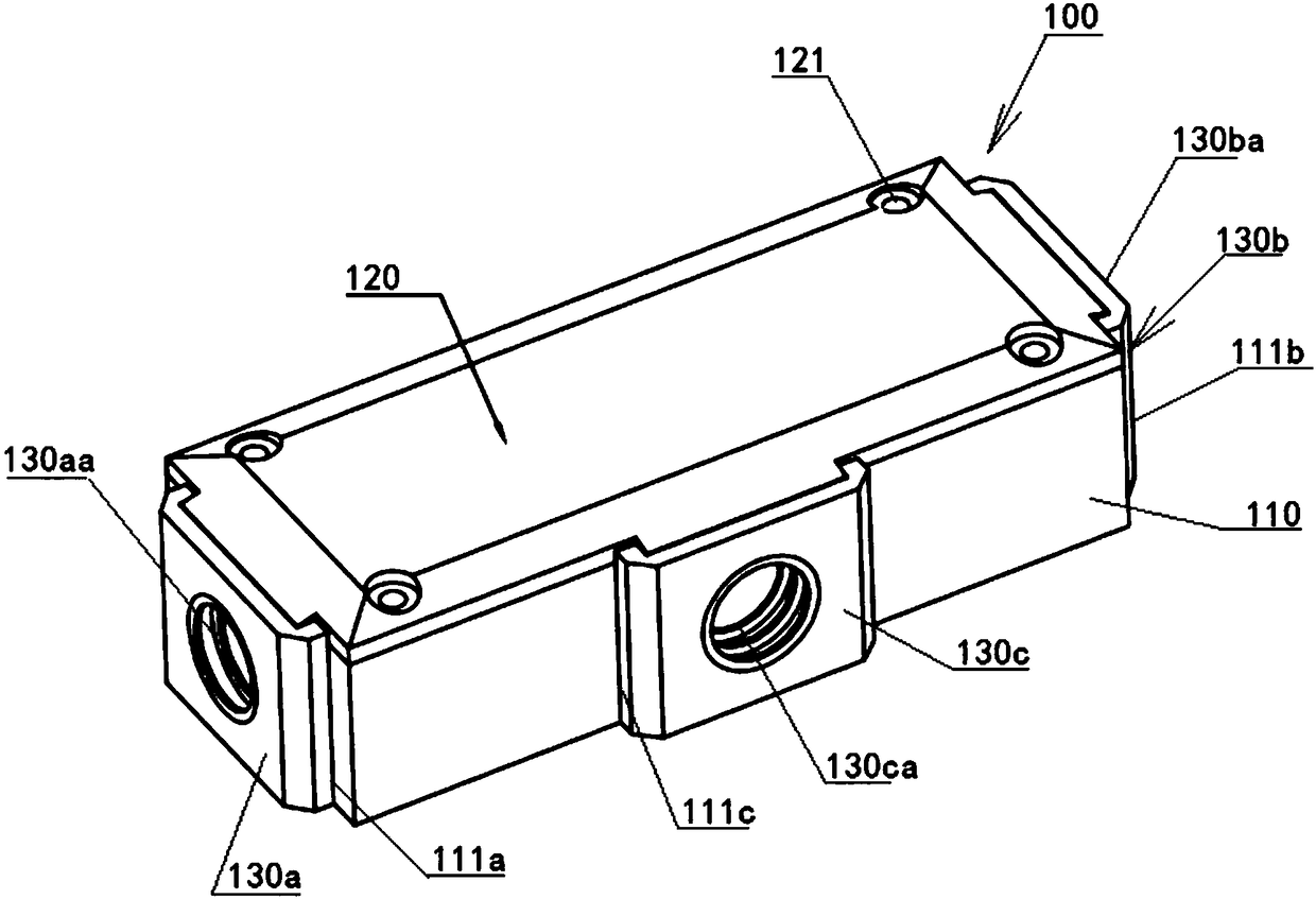 Embedded cable safety protection assembly box