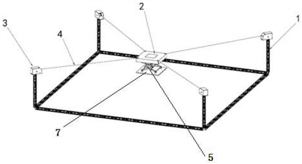 Rope traction robot applied to transportation and assembly of space materials