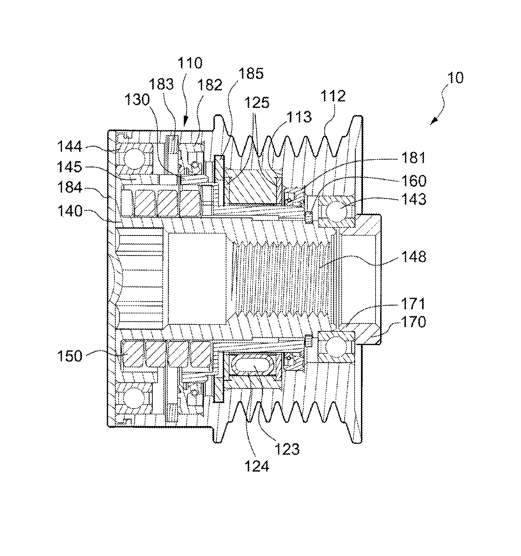 Pulley for alternator