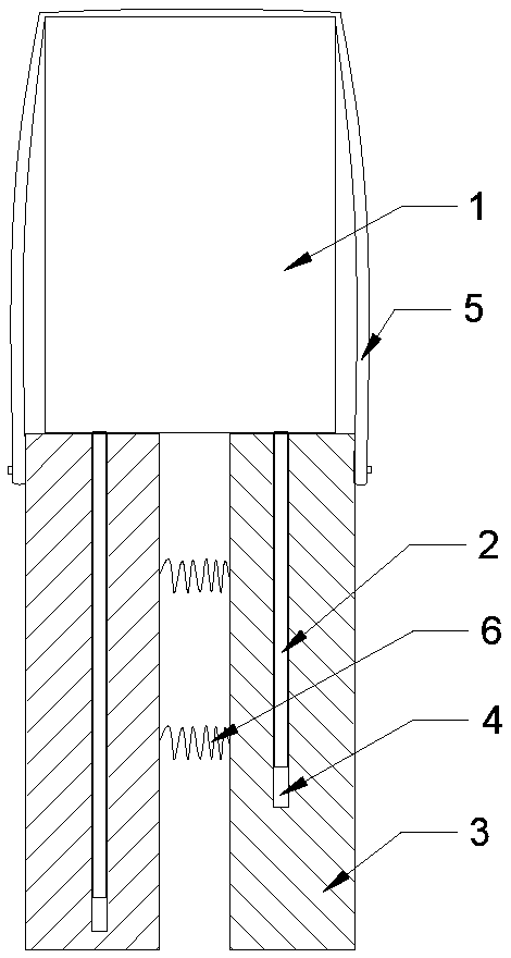 A protection device for protecting electrolytic capacitor pins