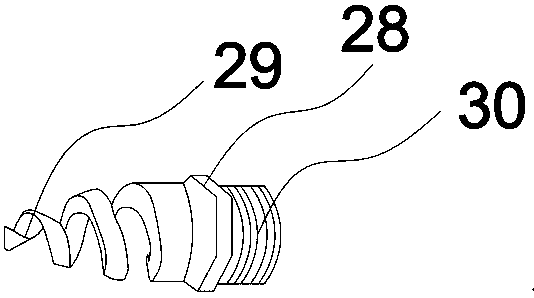 Fruit greenhouse cooling device