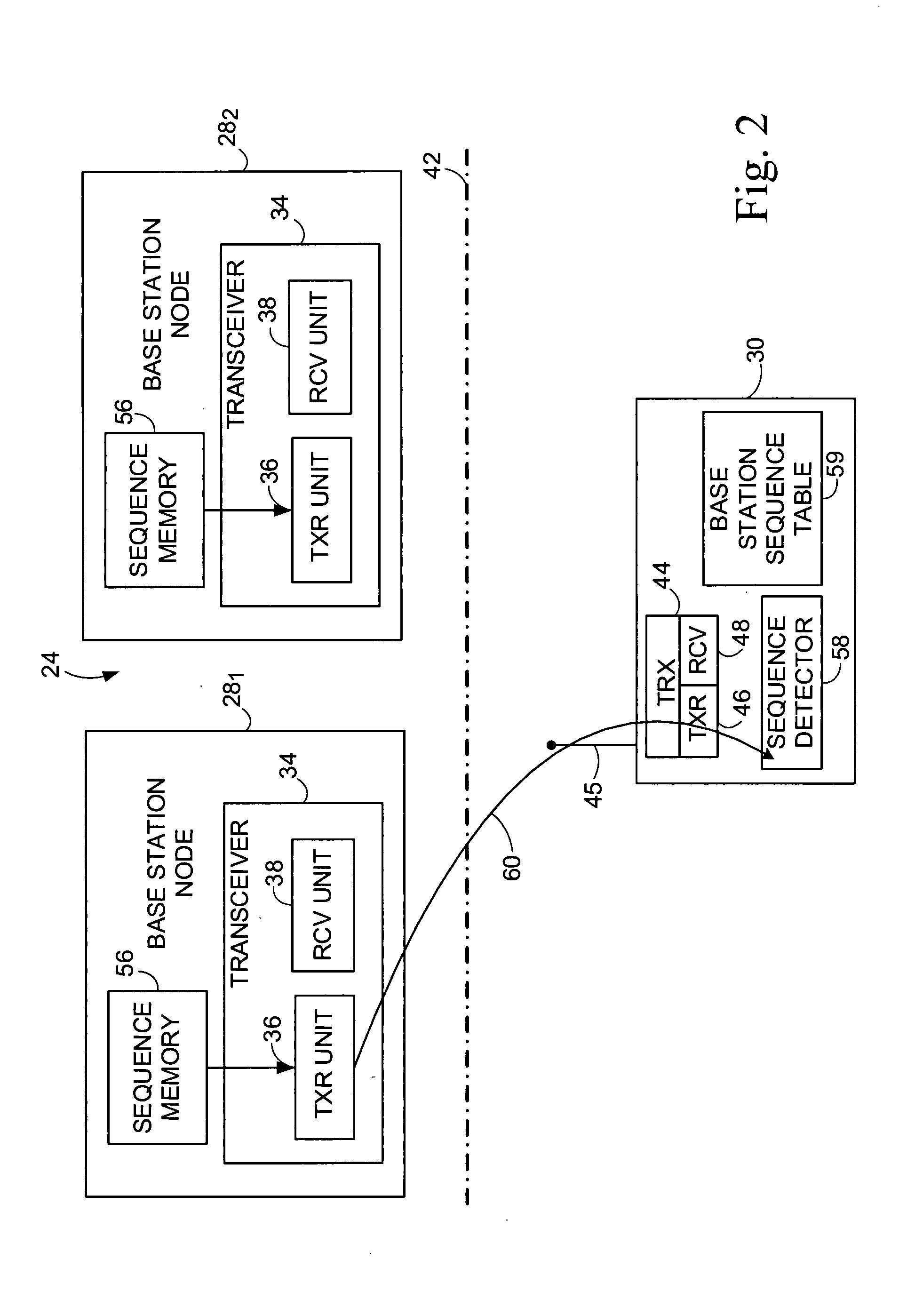 Method and apparatus for complexity reduction in detection of delay and doppler shifted signature sequences