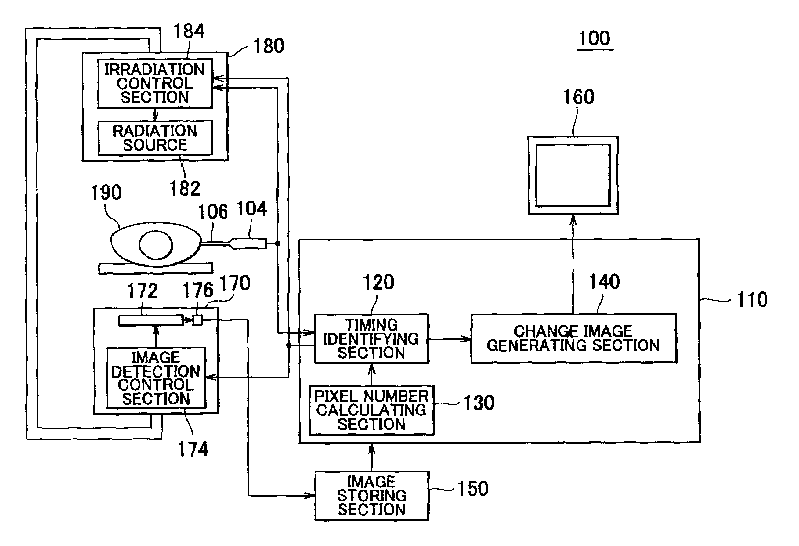 Image detecting system, image detecting method and computer readable medium