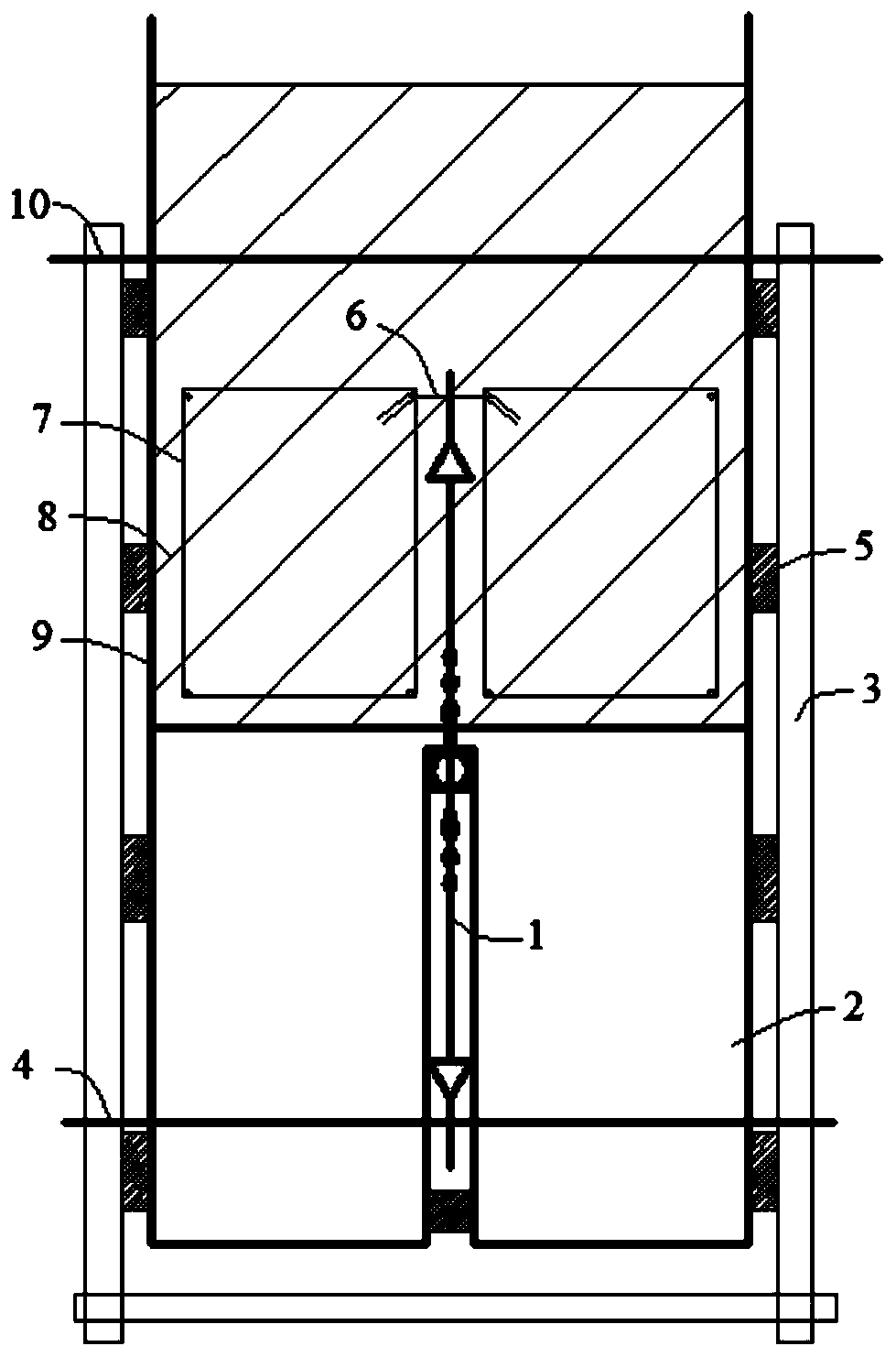 Fixing formwork and reinforcing method for underground pipe gallery with steel edge rubber water stop belt