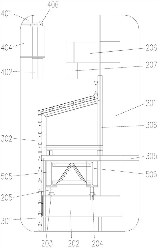 Walking system of cantilever pouring bridge fabrication machine