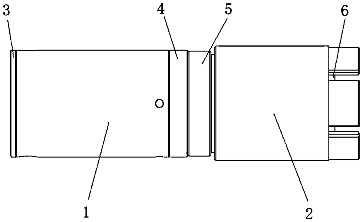 A+B gearbox integrating structure