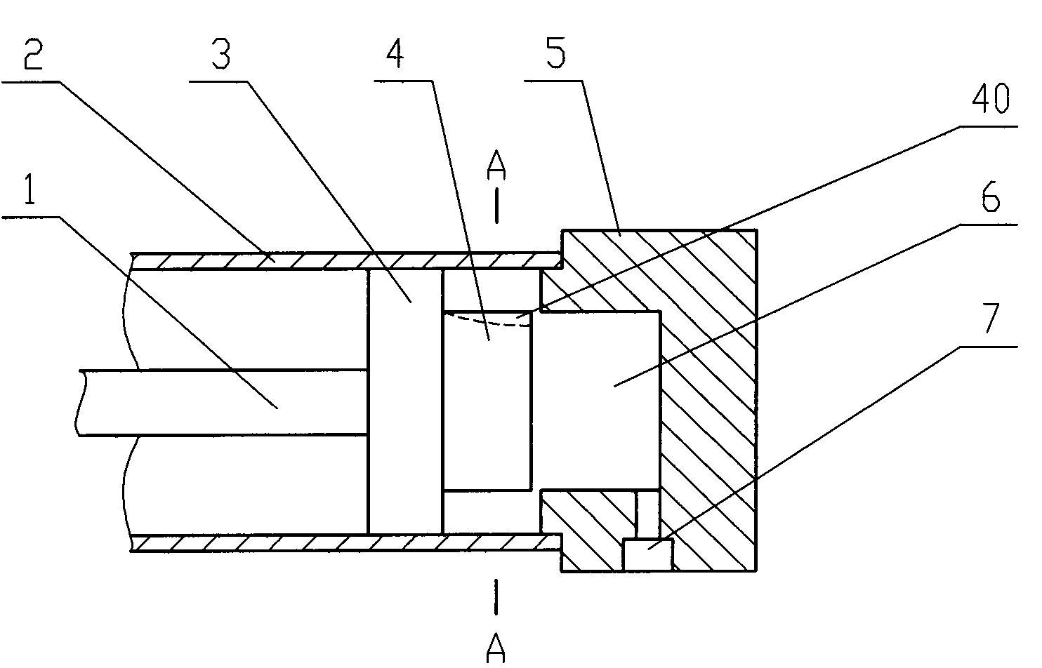 Groove buffer of hydraulic cylinder