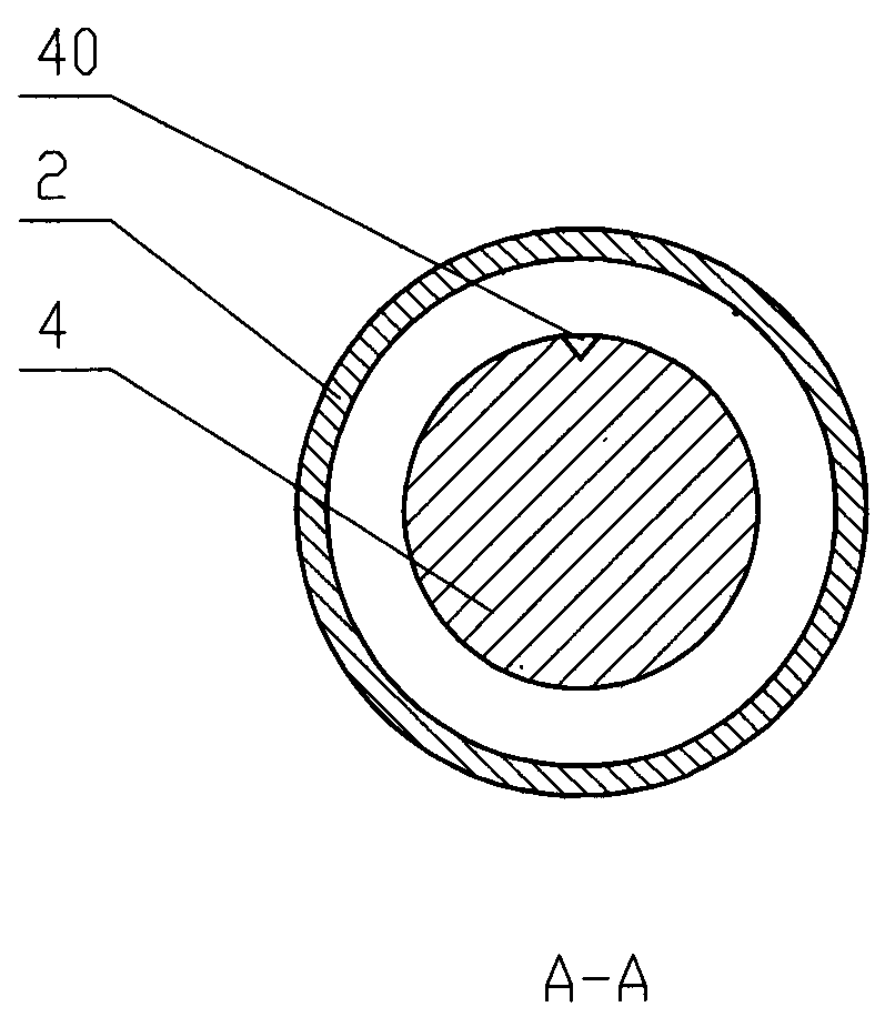 Groove buffer of hydraulic cylinder