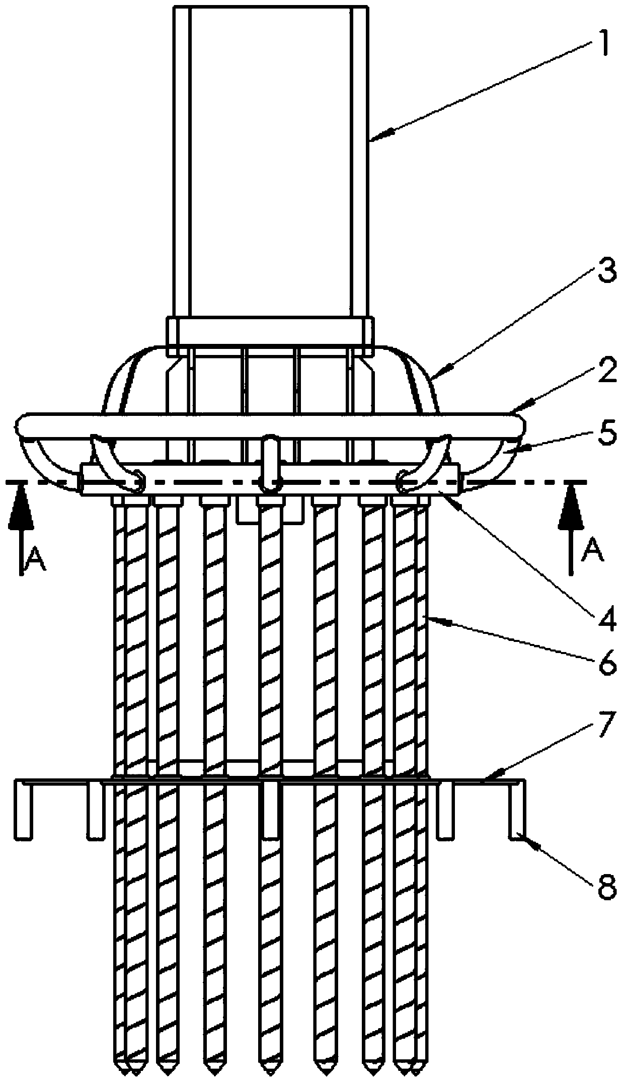 Polluted soil sample sampling device for environmental protection monitoring