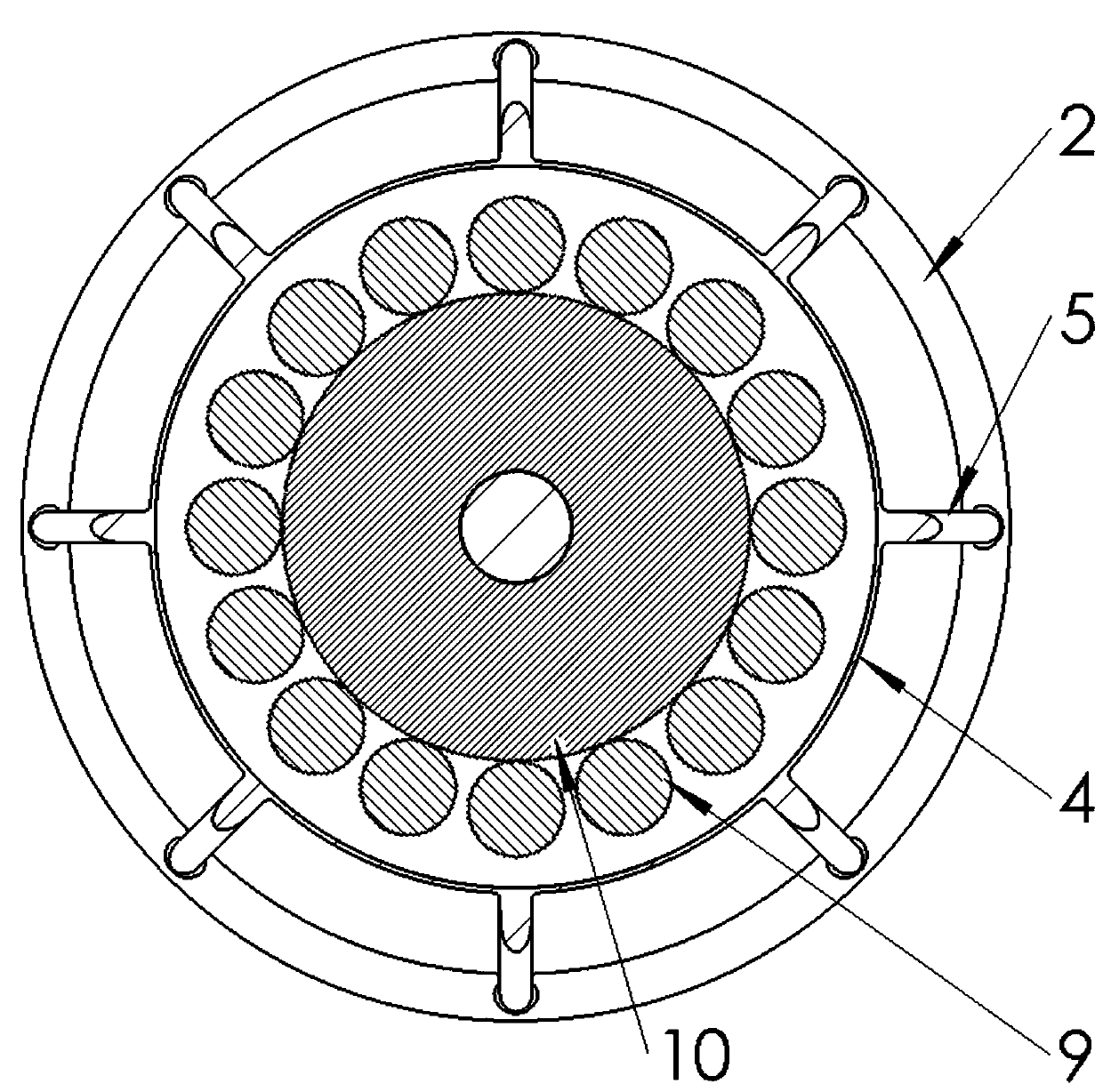 Polluted soil sample sampling device for environmental protection monitoring