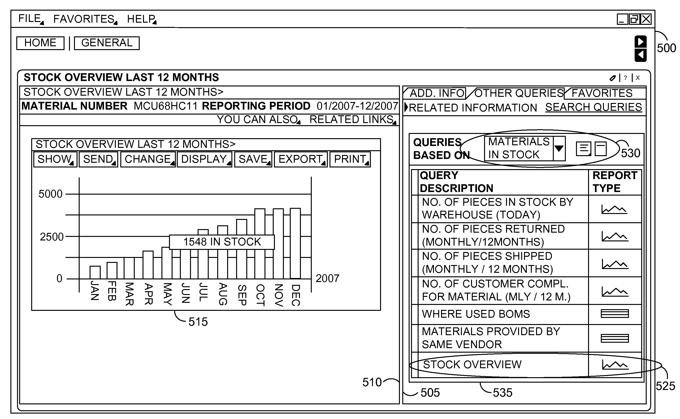 User interface to explore data objects and their related supplementary data objects