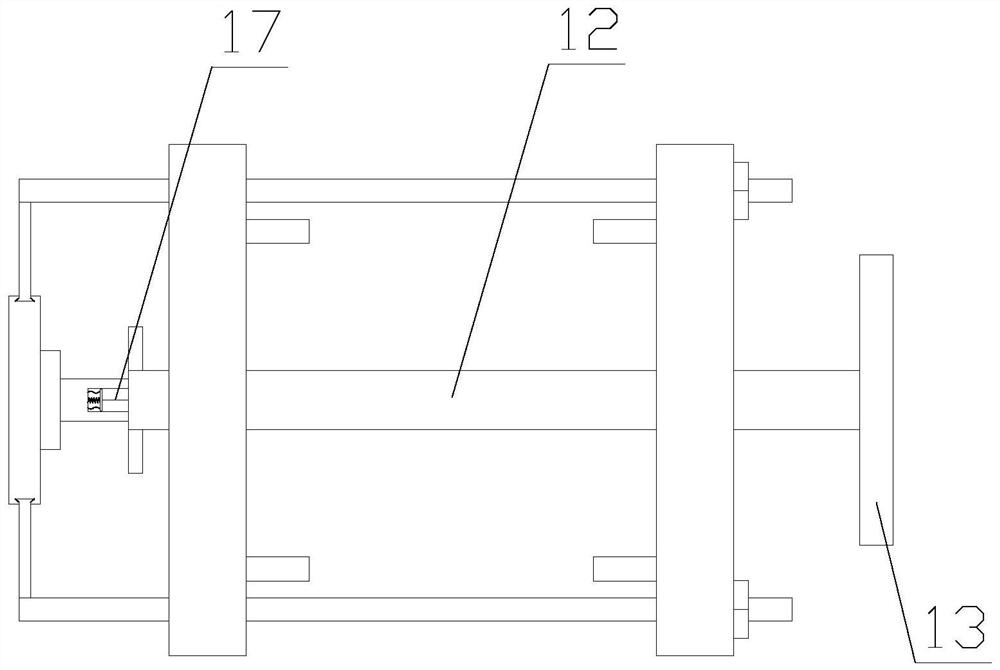 Cylinder head cutting device for hydraulic oil cylinder