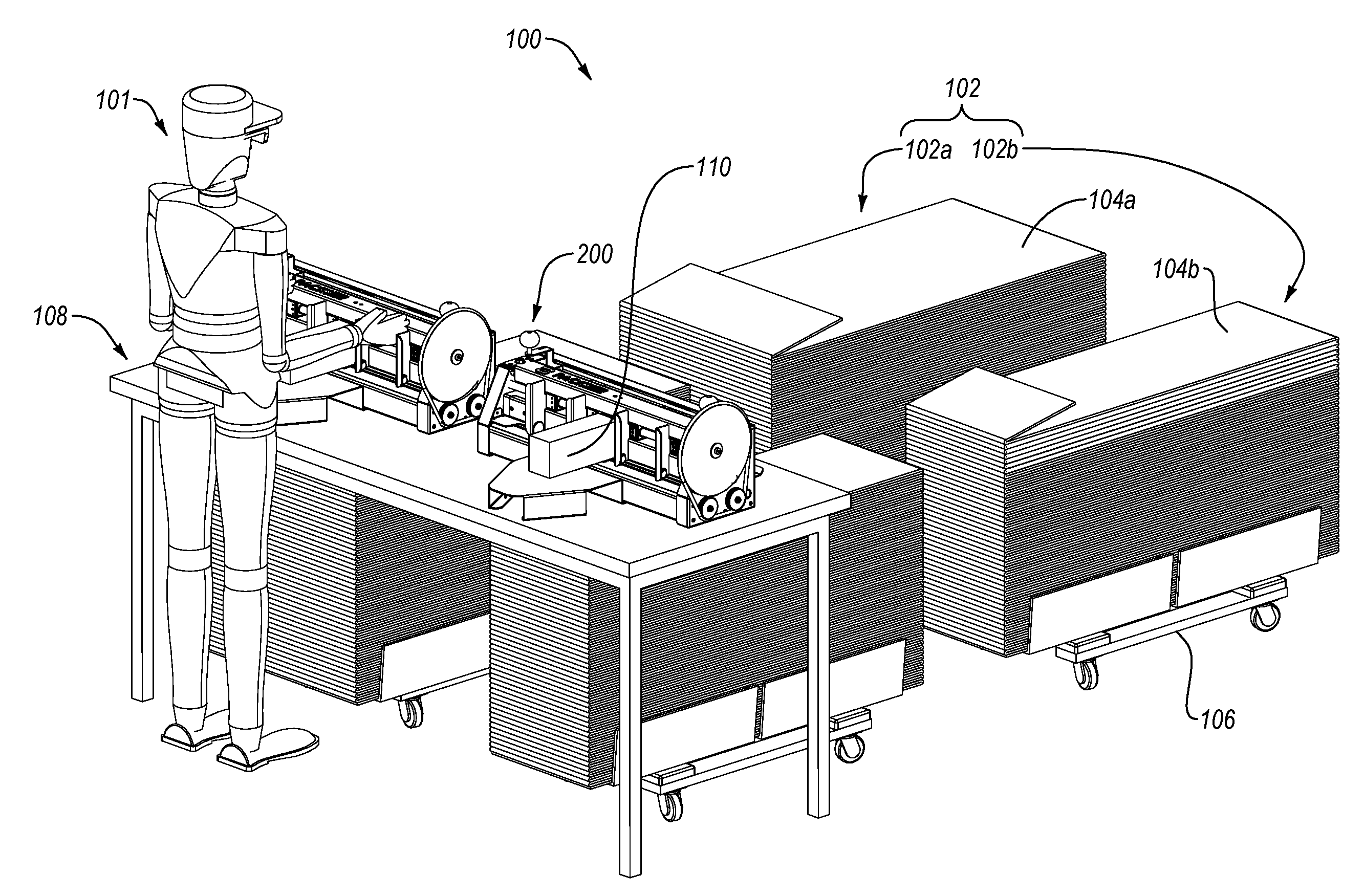 Converting machine