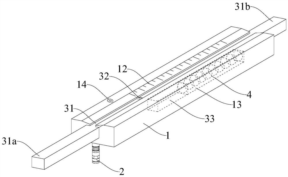 Device for detecting steel bar position in reinforced concrete construction