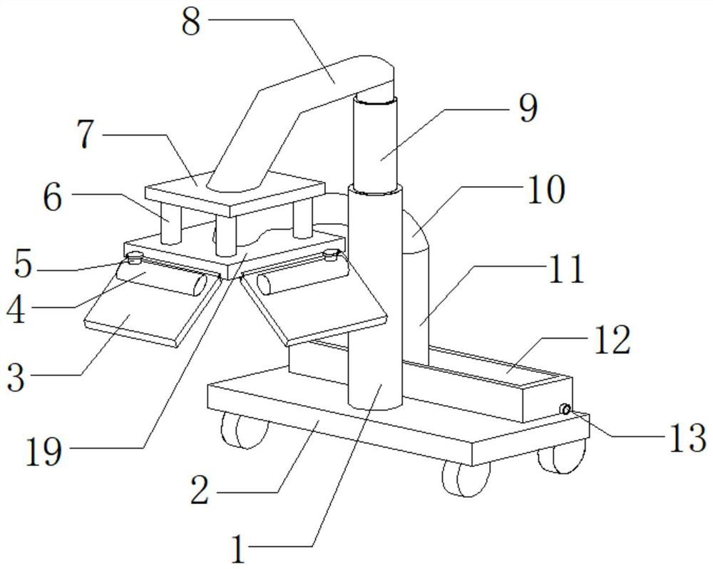 A dust removal device for cutting new energy auto parts