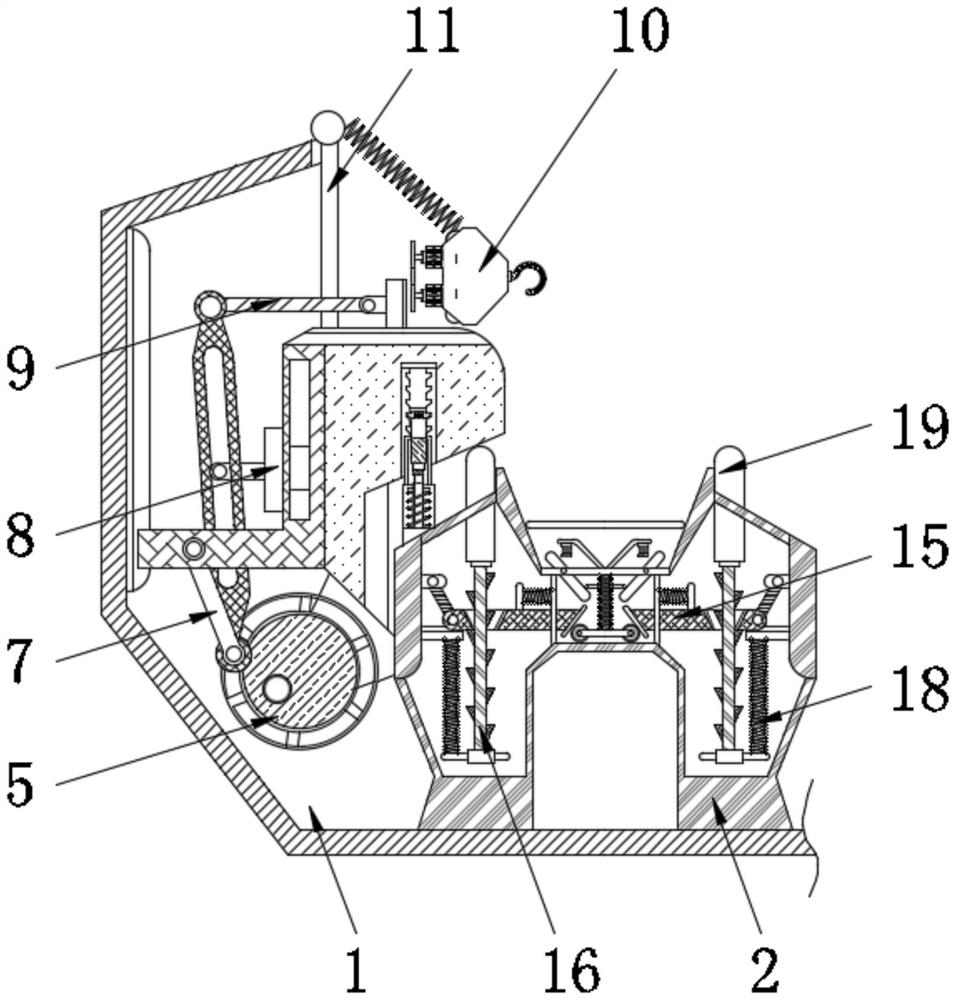 Crane speed detection anti-falling device