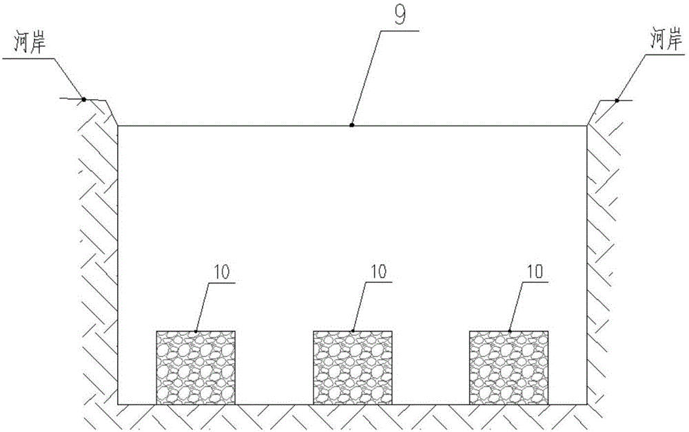 Anti-blocking baffling type percolation dam