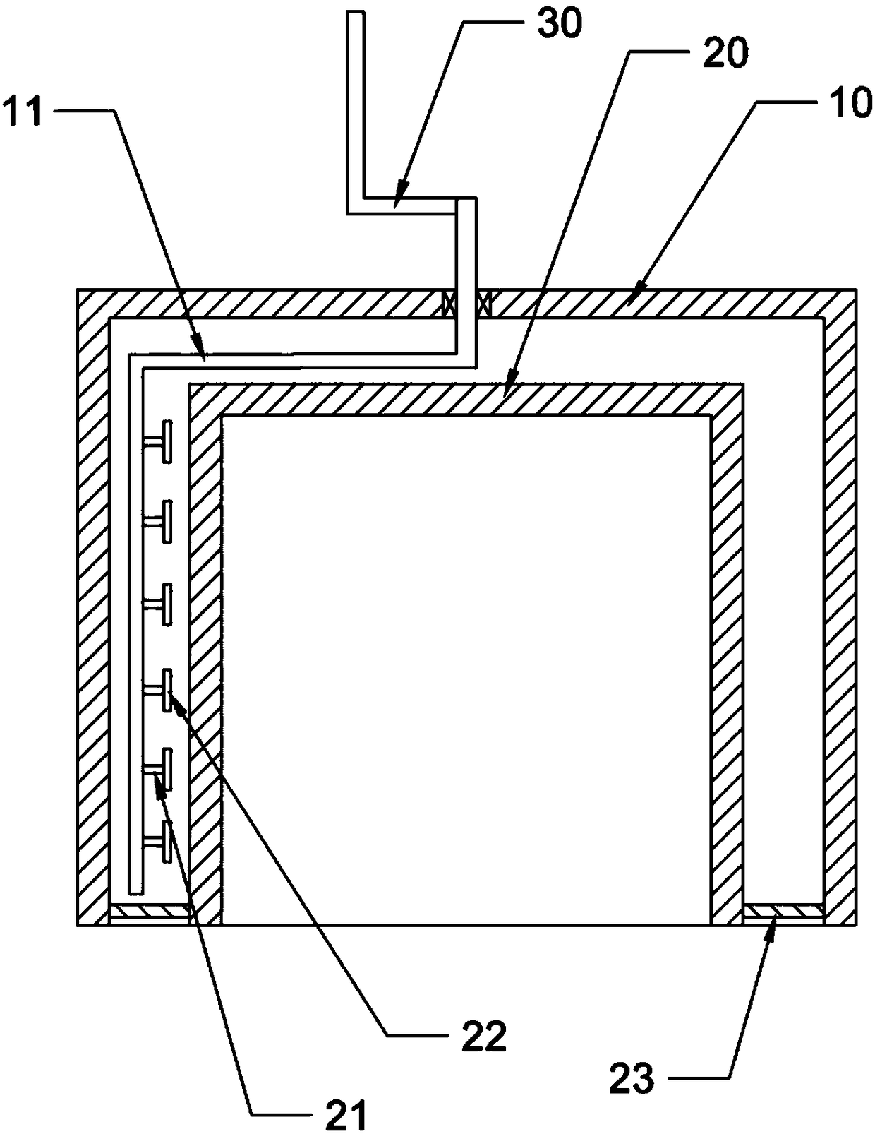 Warming equipment of capacitor