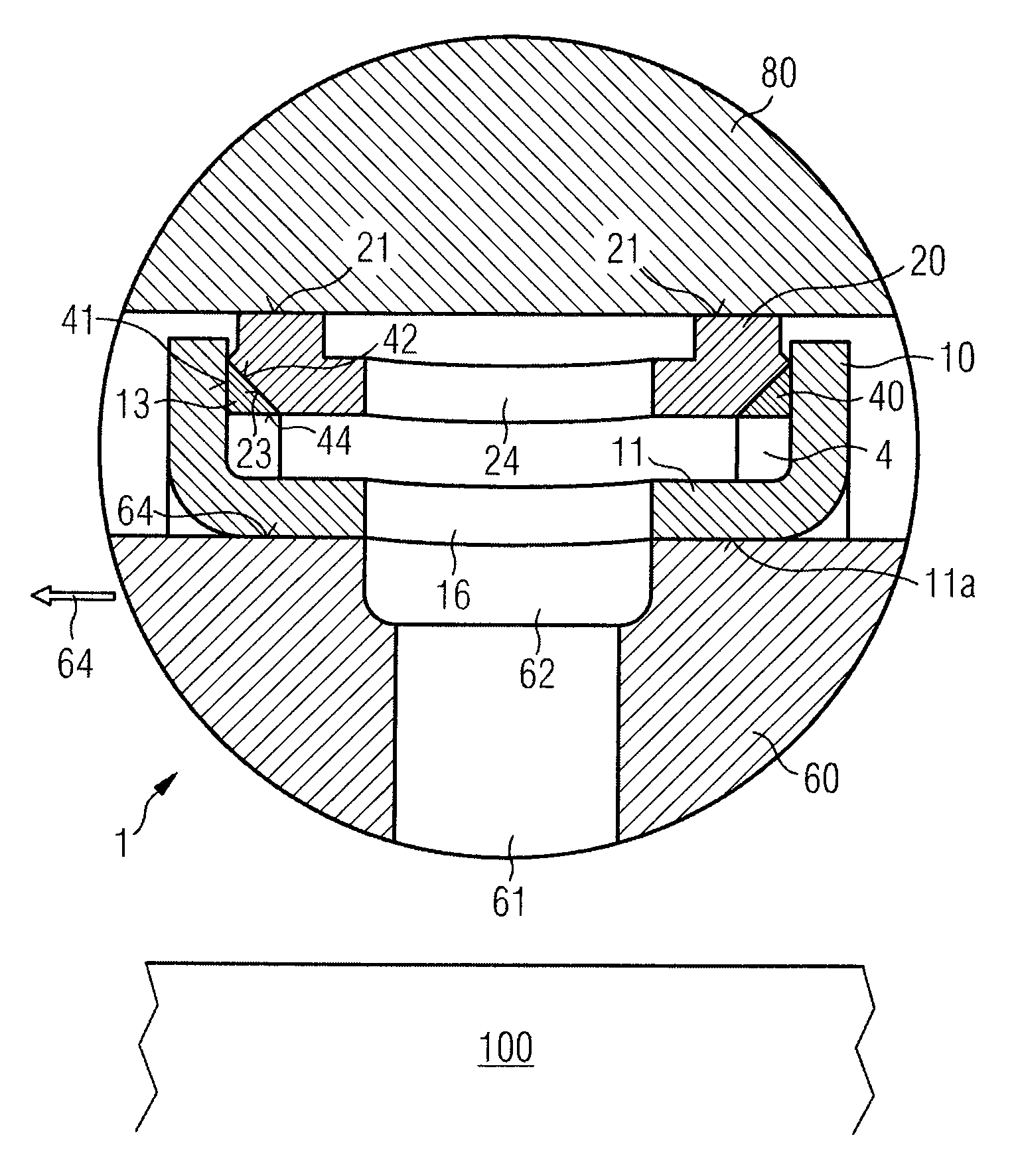 Rotary oil feedthrough