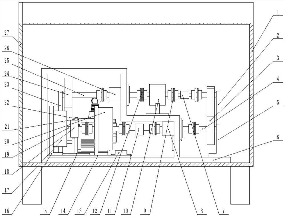 Friction experiment device suitable for low-temperature vacuum condition