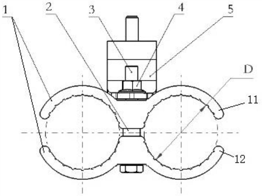 Double Tube Fixing Clamp