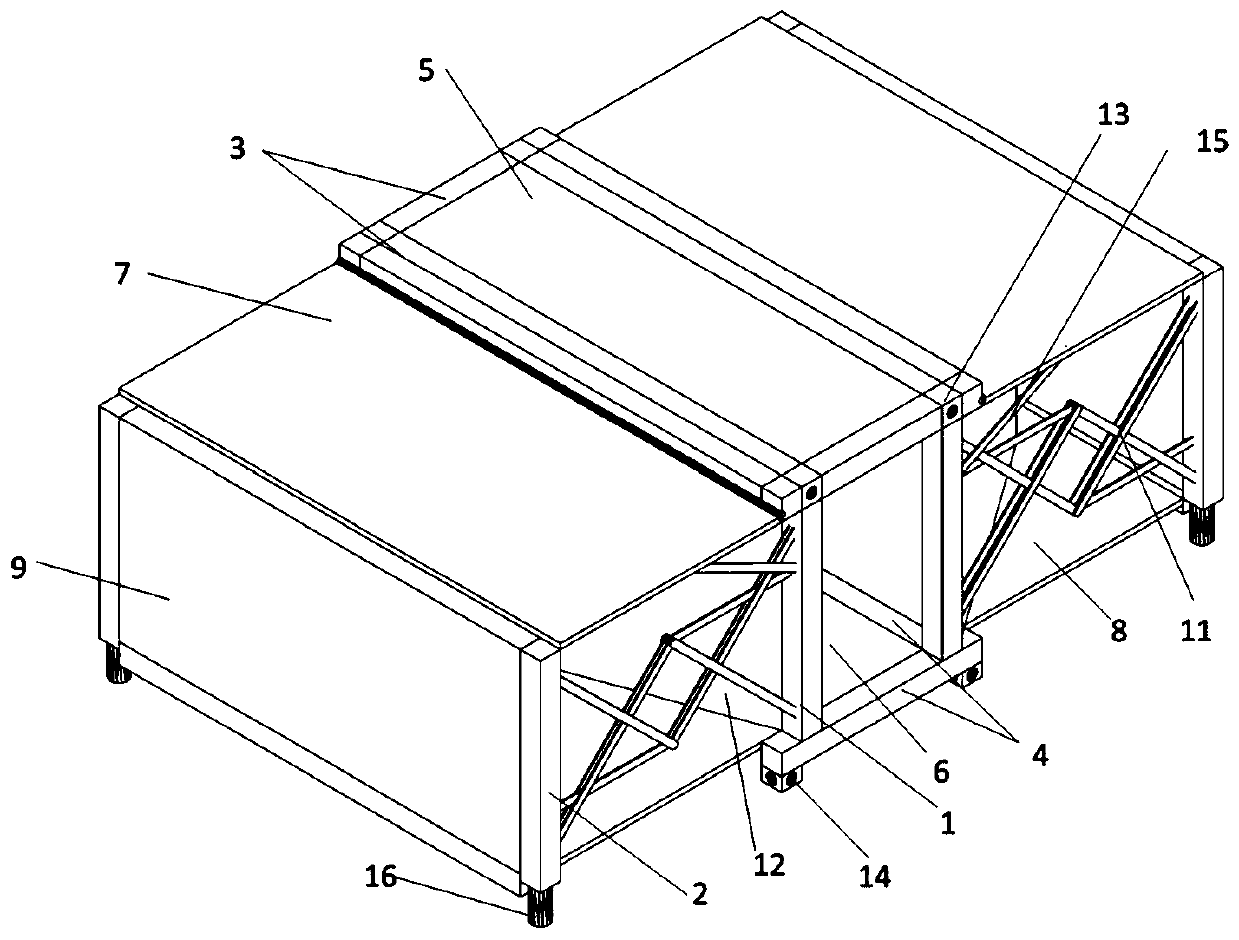 Expandable container house