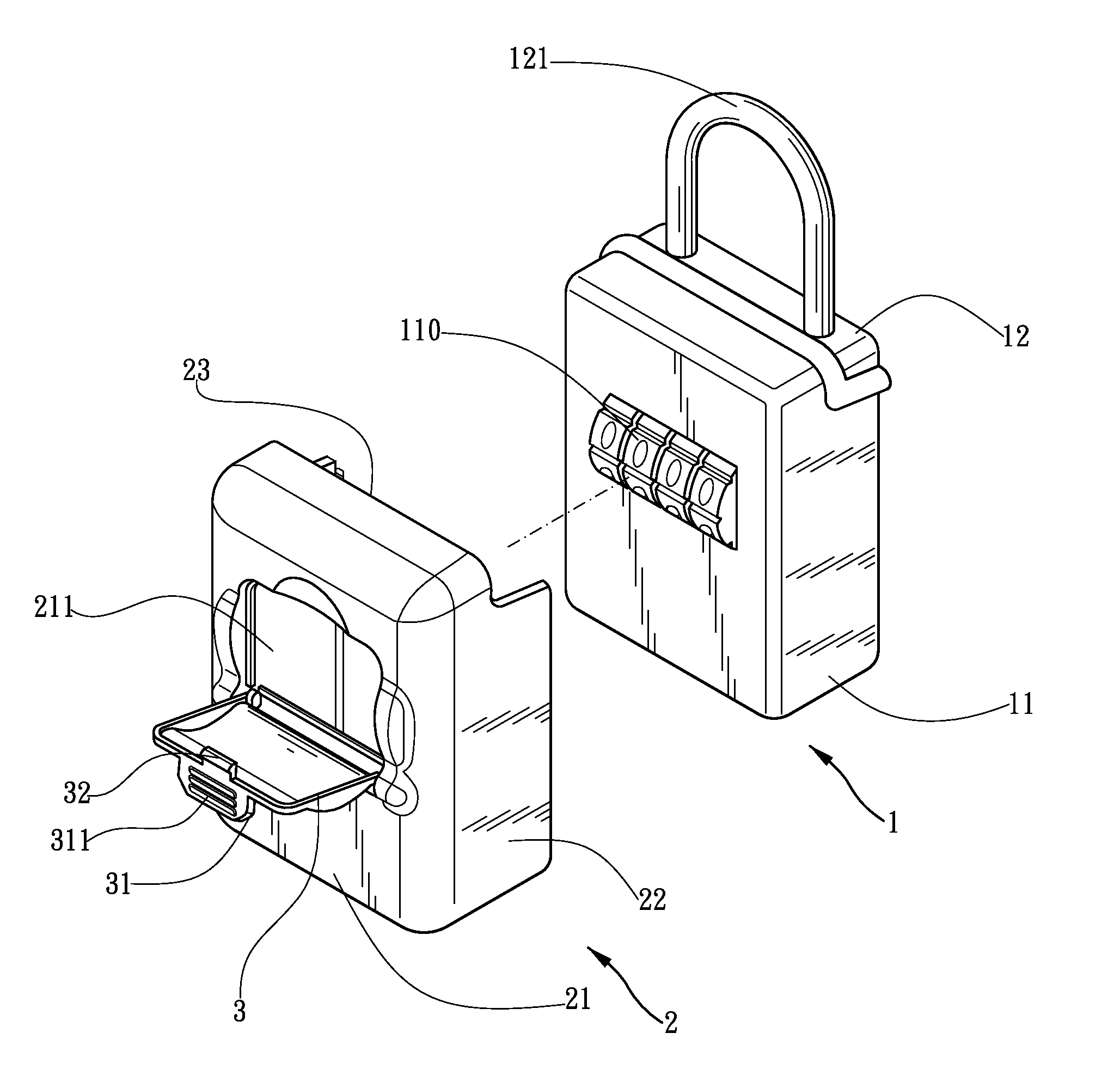 Lock box assembly