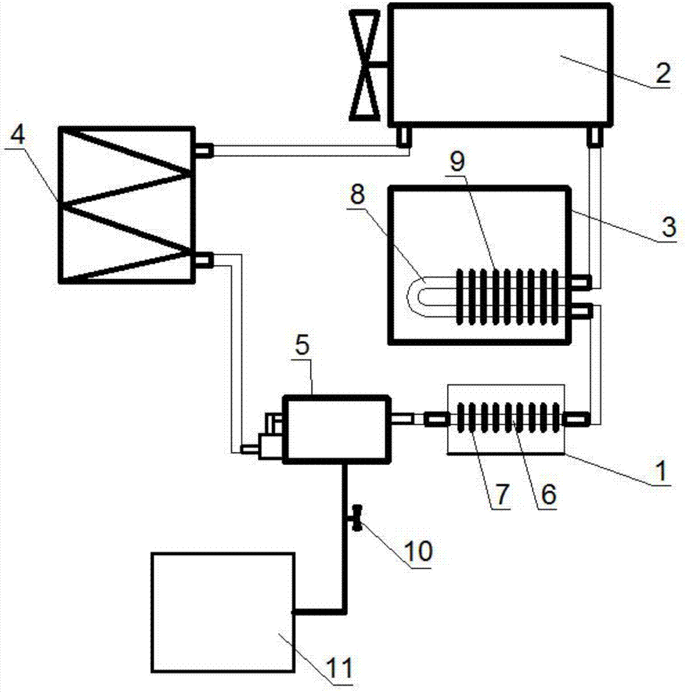 Low-temperature preheating system for engineering machine