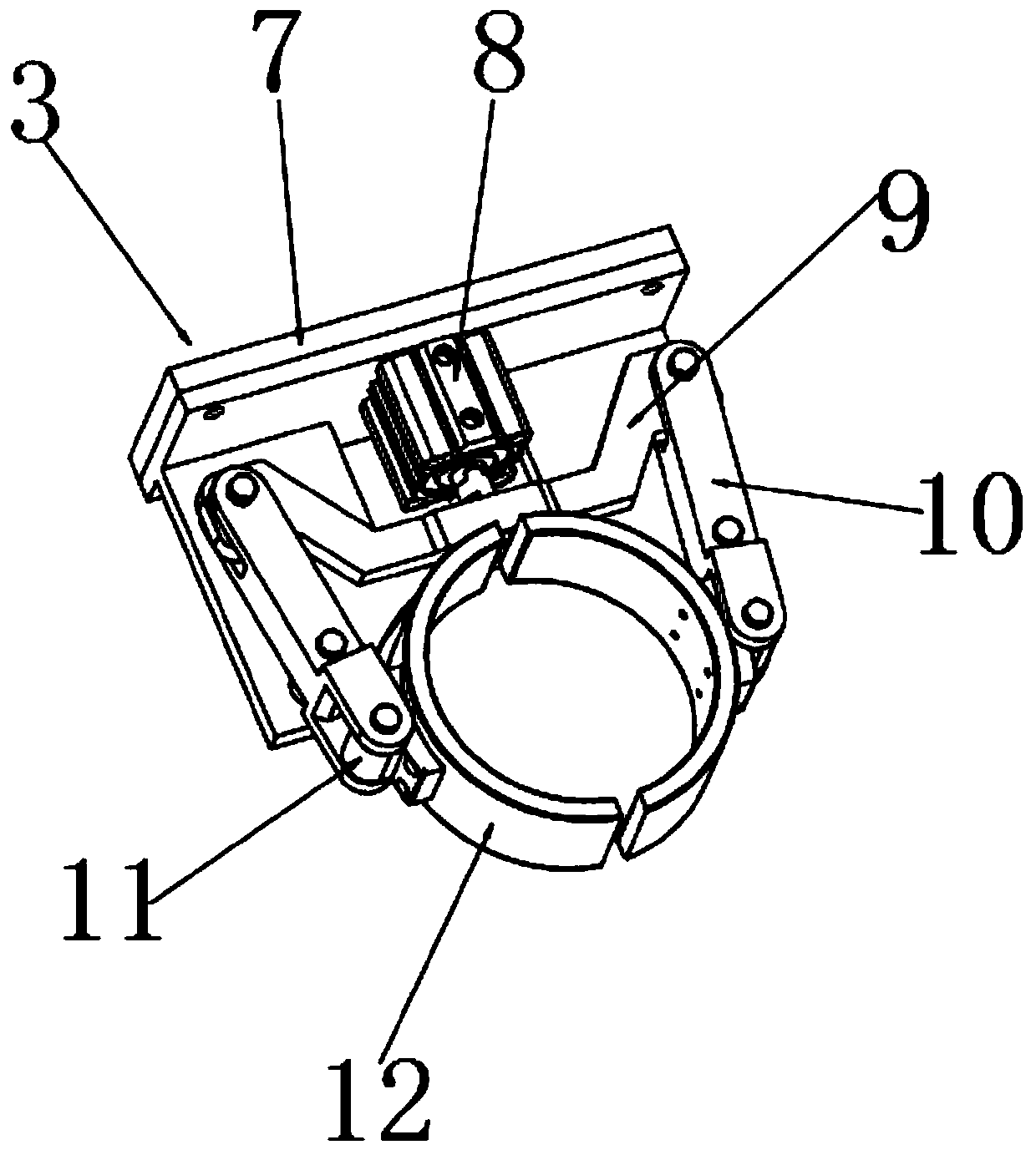 Brake device for pneumatic monorail hoist and use method thereof