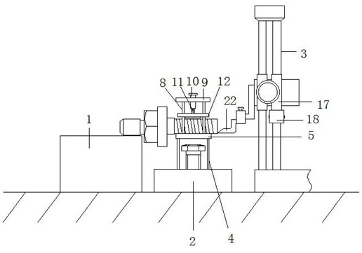 Using device capable of adjusting thread rolling of stud parts