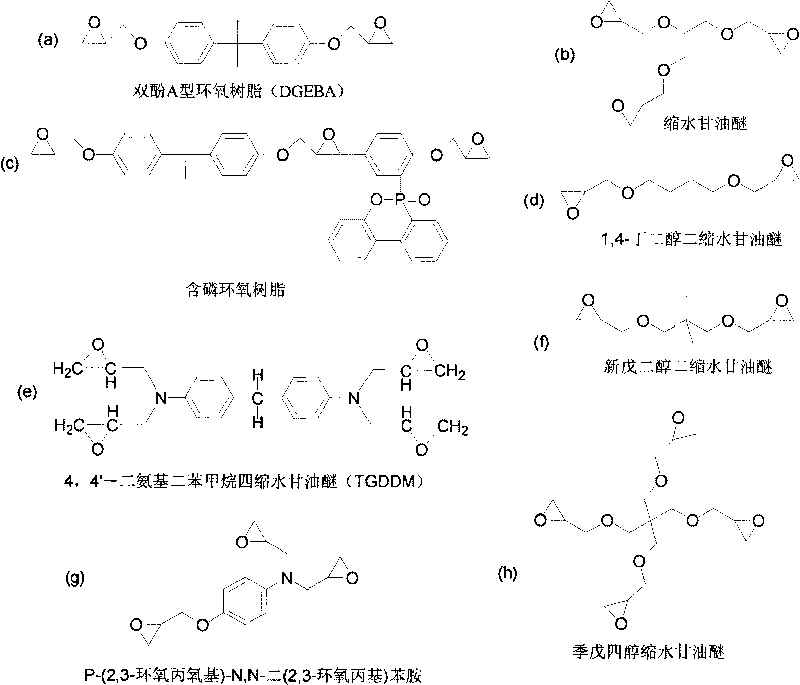 Epoxy crosslinking sulfonated polyaryletherketone proton exchange membrane material and preparation method thereof