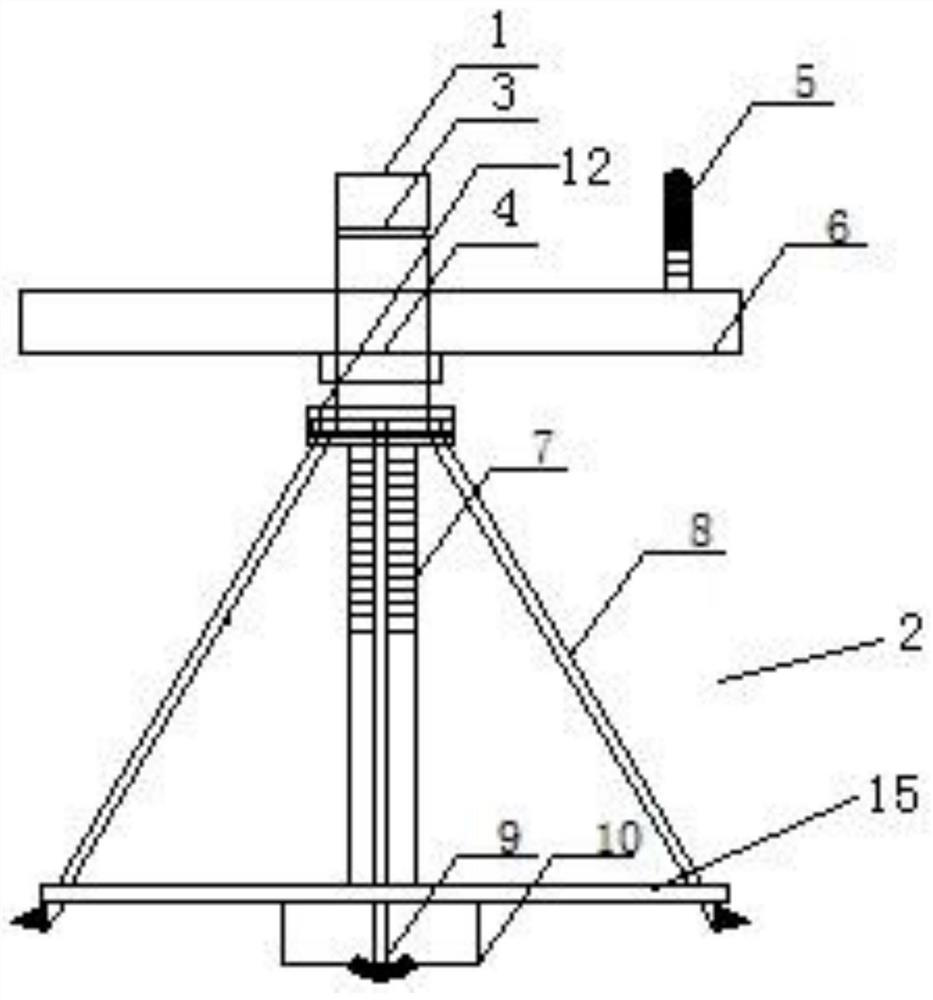 Repeated dry ice cracking rock breaking orifice clamping device and using method thereof