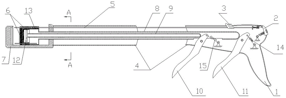 Dual-purpose linear cutting stapler for open surgery and laparoscopic-assisted surgery