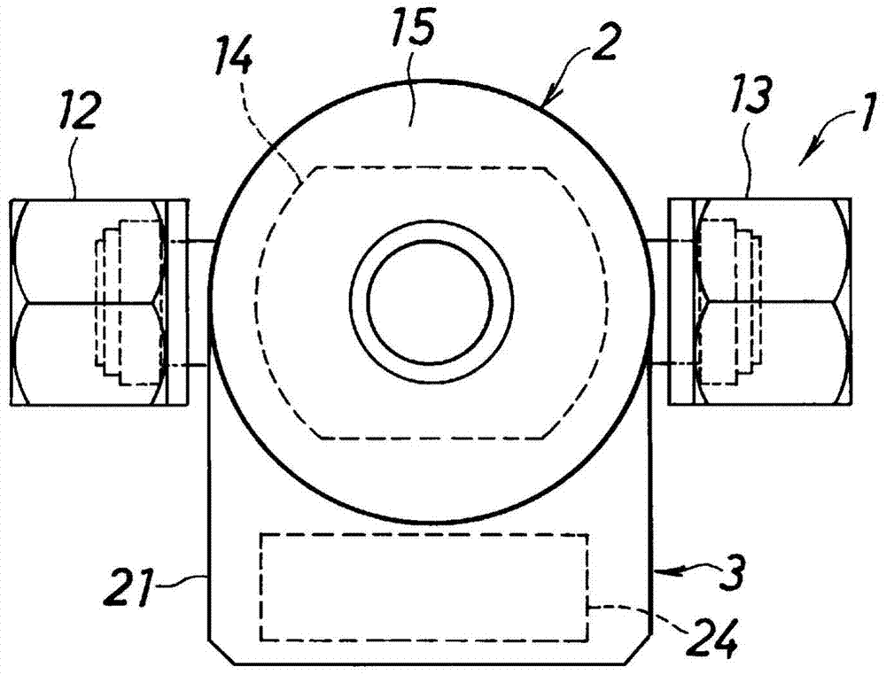 Leak detection device and fluid controller with the leak detection device