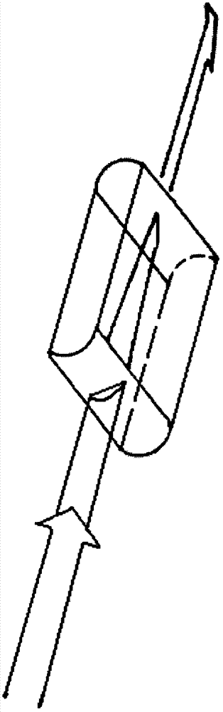 Beam coupling and focusing device for laser diode array